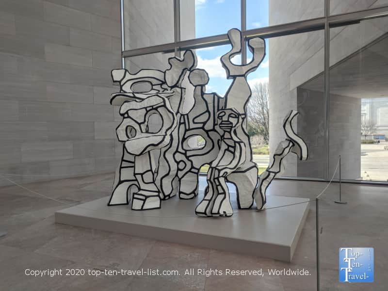 Eclectic art piece at the National
Gallery of Art east building in Washington D.C.