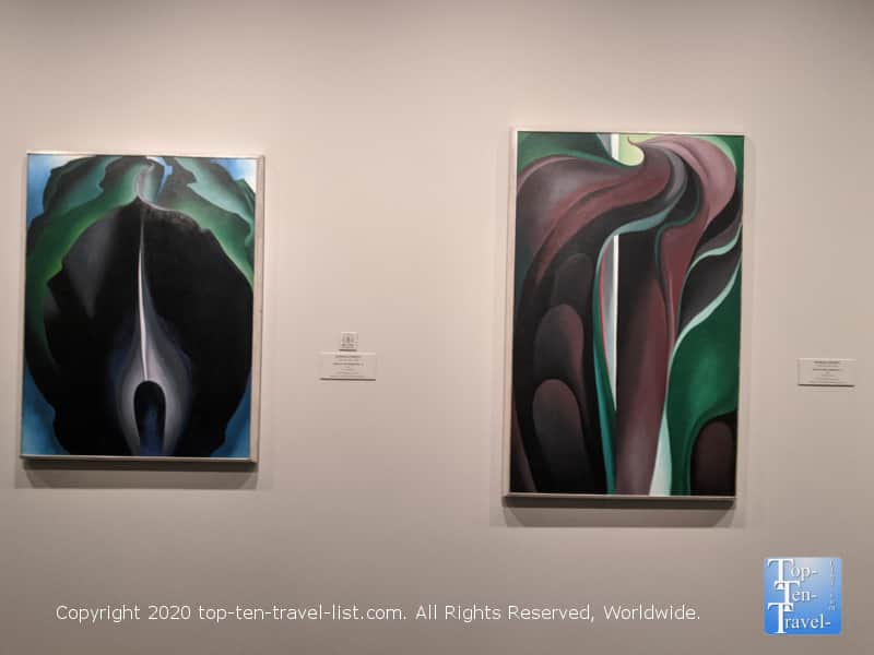 Georgia O'Keeffe artwork at the National Gallery of Art East building in Washington D.C.
