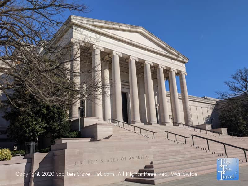 The National Gallery of Art in Washington D.C.