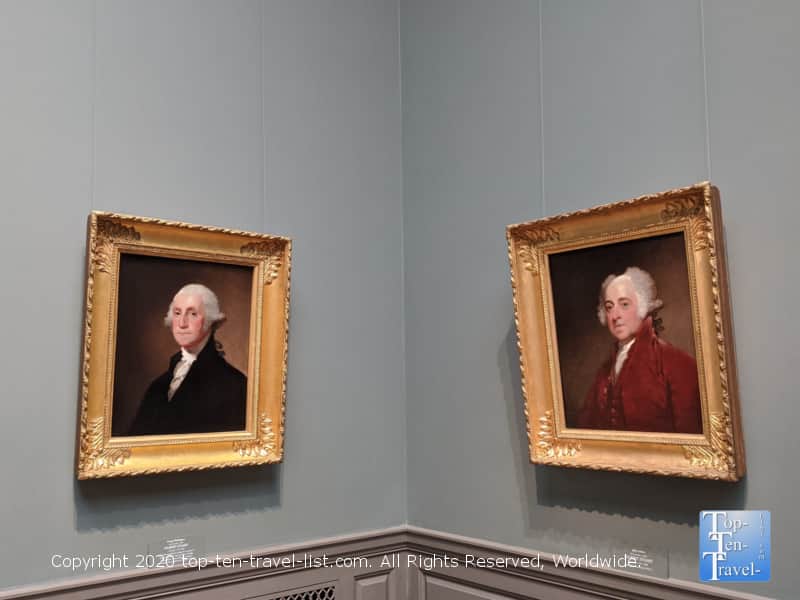 Presidential painting at the National Gallery of Art west building in Washington D.C.