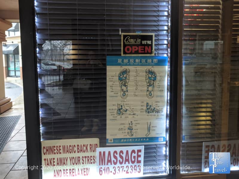 Reflexology at Relaxation Station in King of Prussia, Pennsylvania