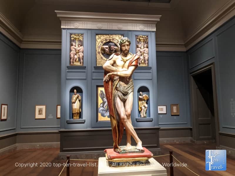 Religious artwork at the National Gallery of Art West Building in Washington D.C.