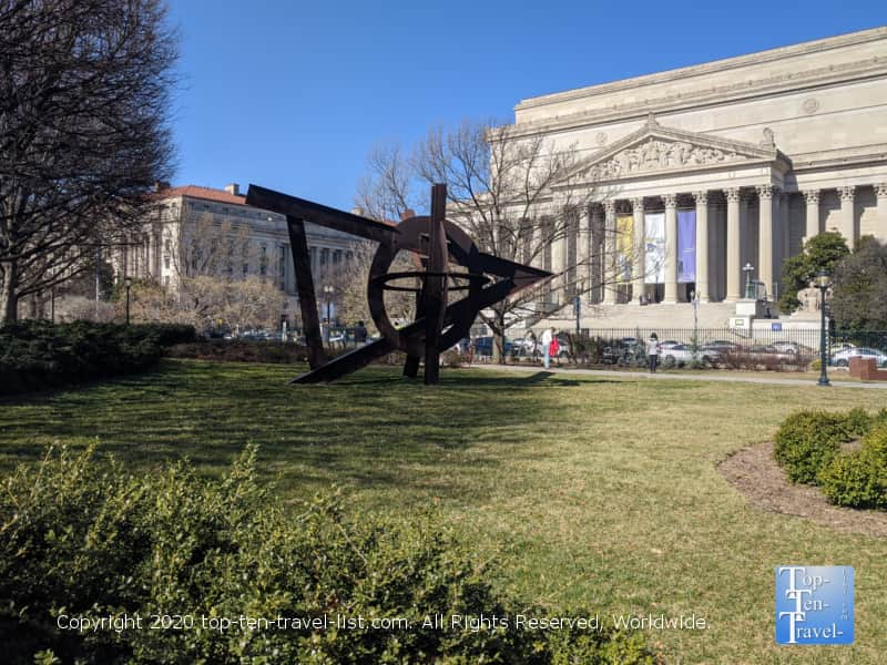 Aurora sculpture at the National Gallery of Art in Washington D.C.