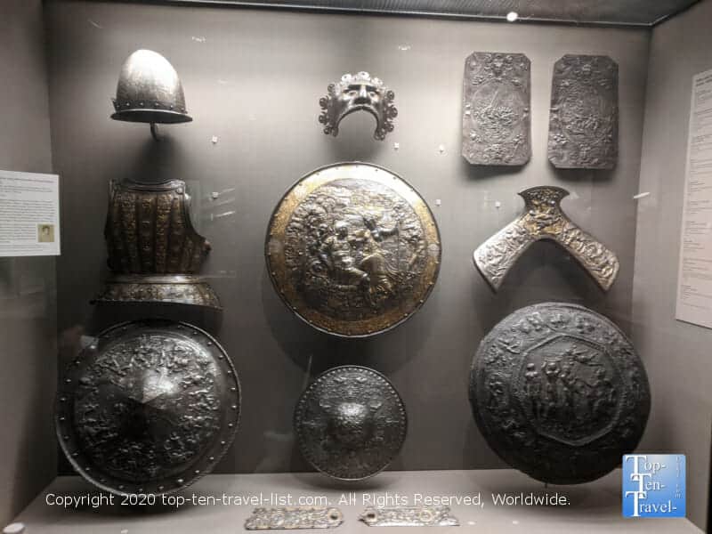 Ancient armour at the Philadelphia Museum of Art 
