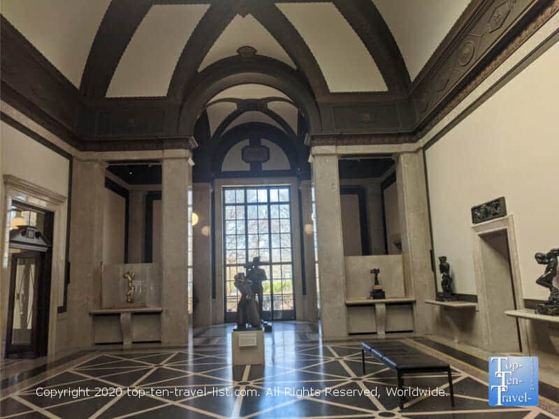 Beautiful architecture of The Rodin Museum in Philadelphia