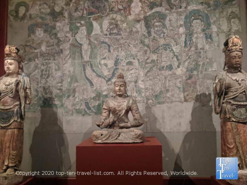 Buddha statues at the Philadelphia Museum of Art