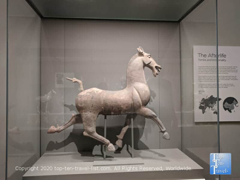 Horse for the afterlife at the Philadelphia Museum of Art