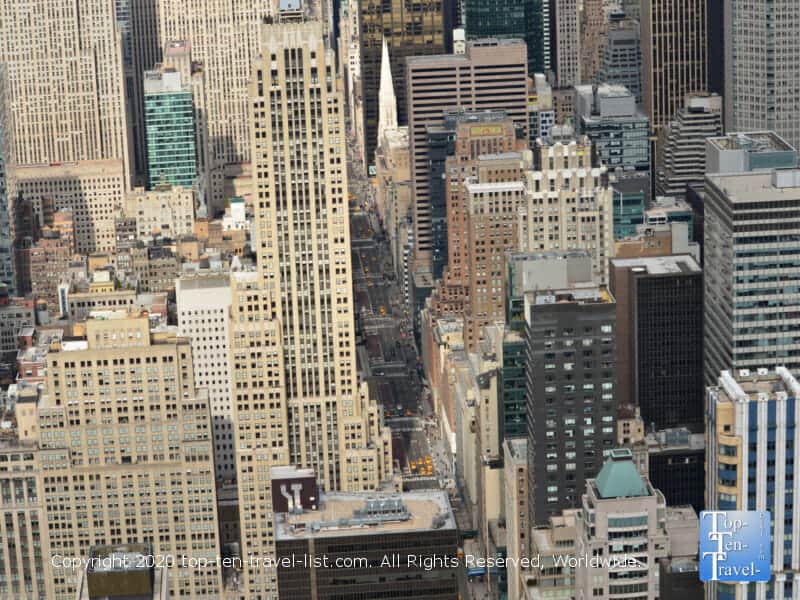 NYC street view via the Empire State building 