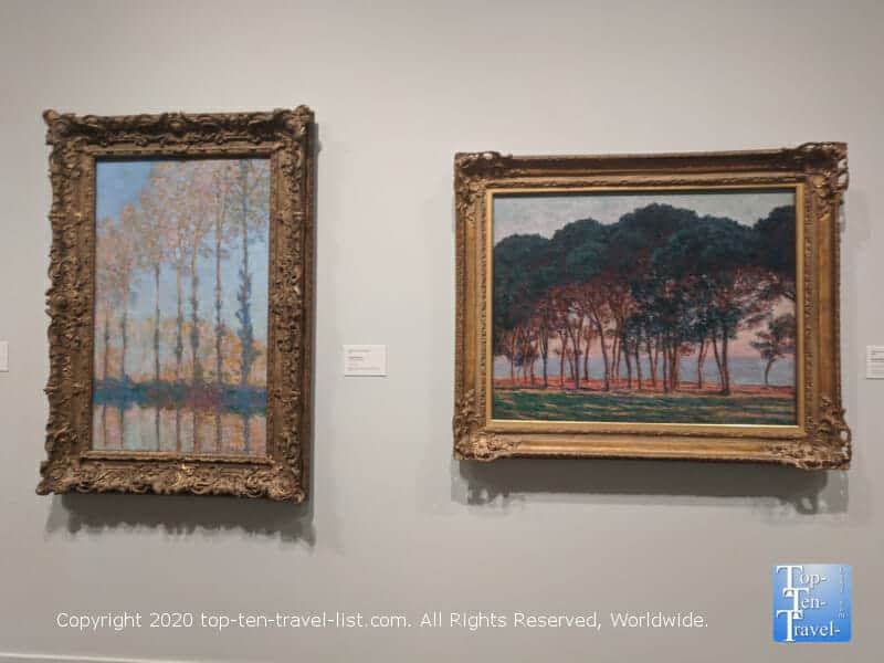 Colorful artwork by Claude Monet at the Philadelphia Museum of Art