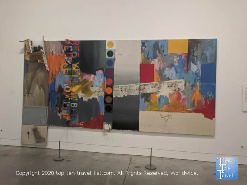 Colorful modern artwork at the Philadelphia Museum of Art