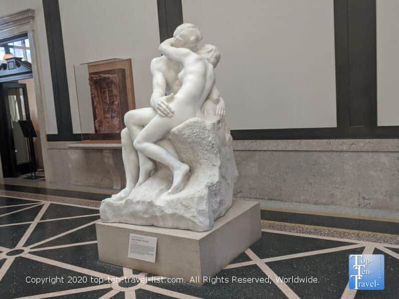 Copy of "The Kiss" at The Rodin Museum in Philadelphia 