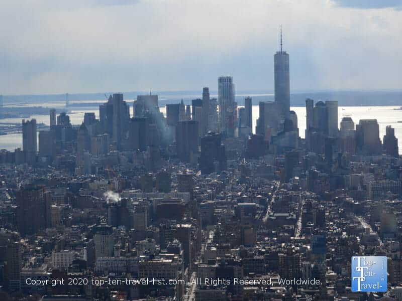 Fabulous cityscape via the 86th floor of the Empire State Building 