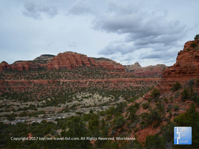 Gorgeous scenery while climbing Doe Mountain in Sedona