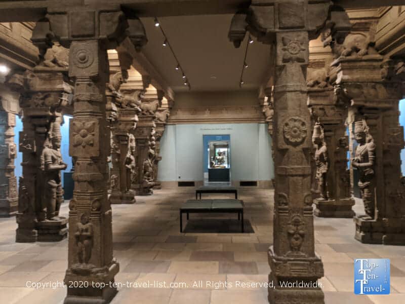 Hall from the Madanagopala Swamy temple at the Philadelphia Museum of Art 