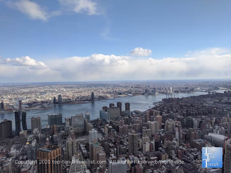 Magnificent views from the 86th floor of the Empire State Building in New York City