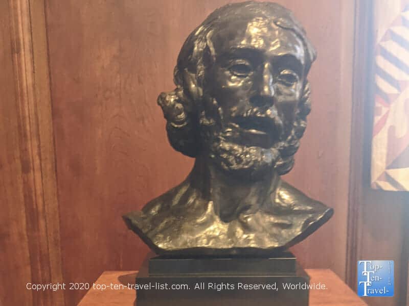 John the Baptist bust at The Rodin Museum in Philadelphia 