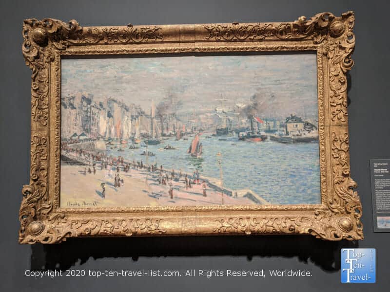 Port of Le Havre by Claude Monet at the Philadelphia Museum of Art 