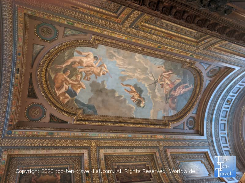 Pretty mural at the New York Public Library