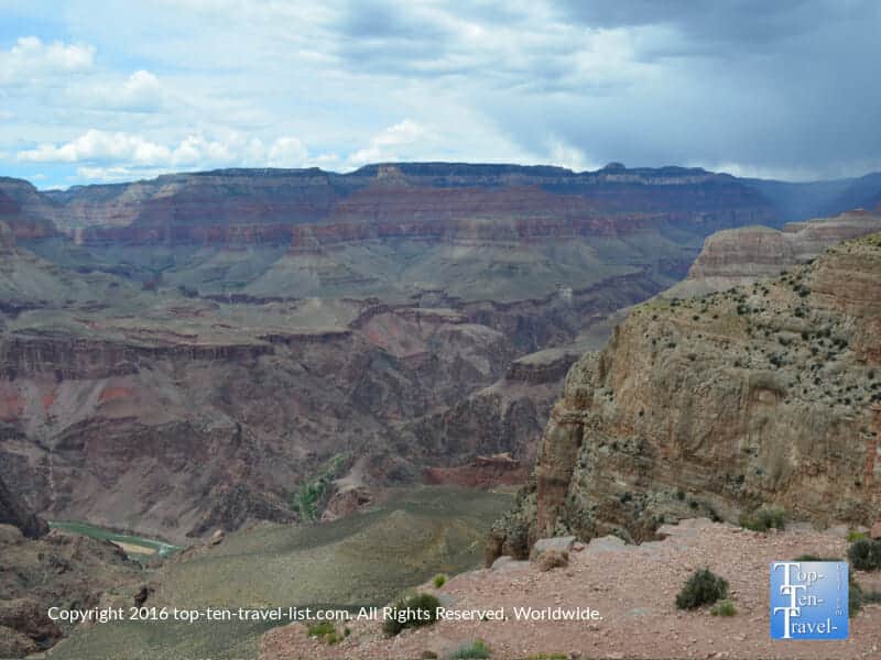 River view from the Grand Canyon Kaibab trail