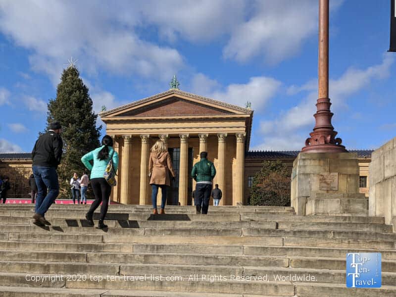 Rocky Steps at the Philadelphia Museum of Art