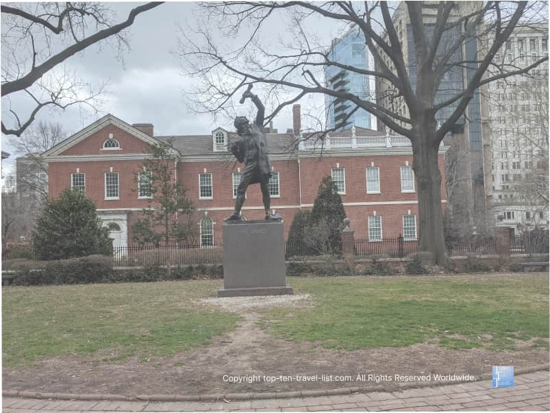 The Signer Statue at Independence Hall