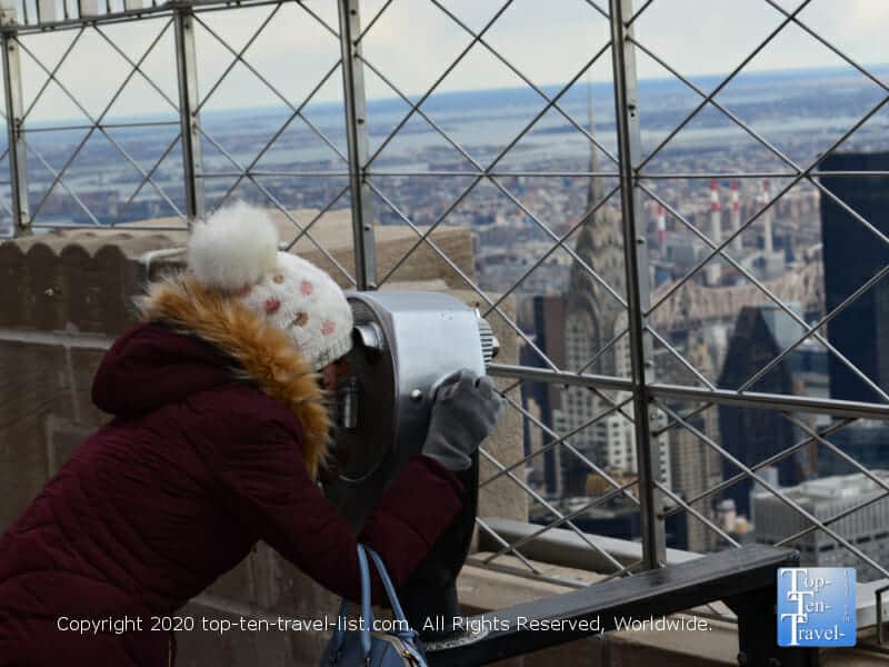 86 floor views from the Empire state Building
