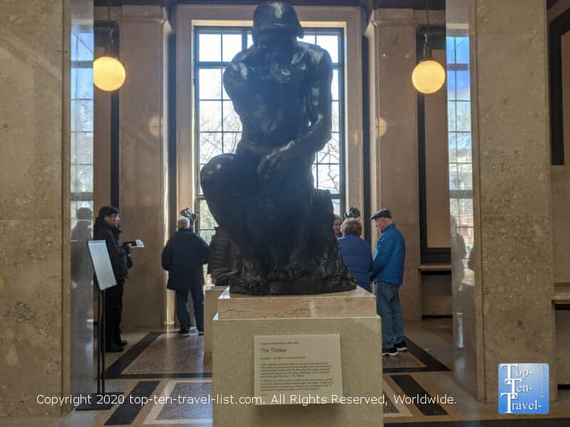 The Thinker at The Rodin in Philadelphia 