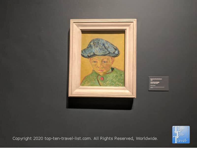 Van Gogh self portrait at the Philadelphia Museum of Art
