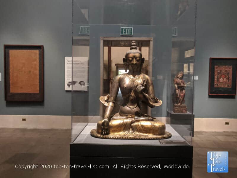 Buddha sculpture at Philadelphia Museum of Art