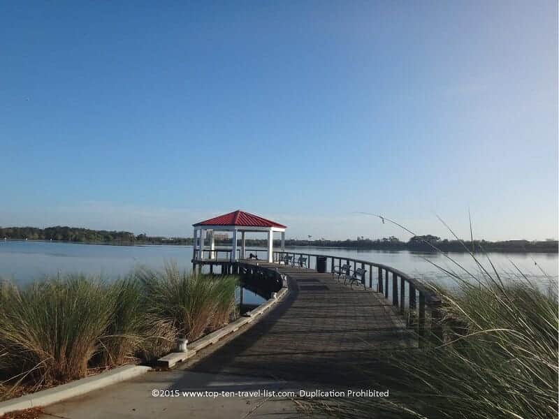Scenic views from Lake Baldwin in Orlando, Florida