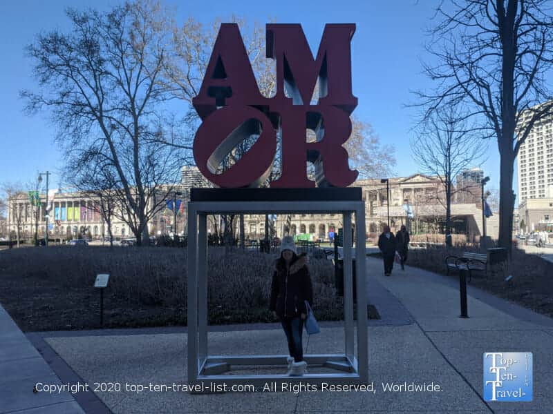 Amor sculpture in Philadelphia