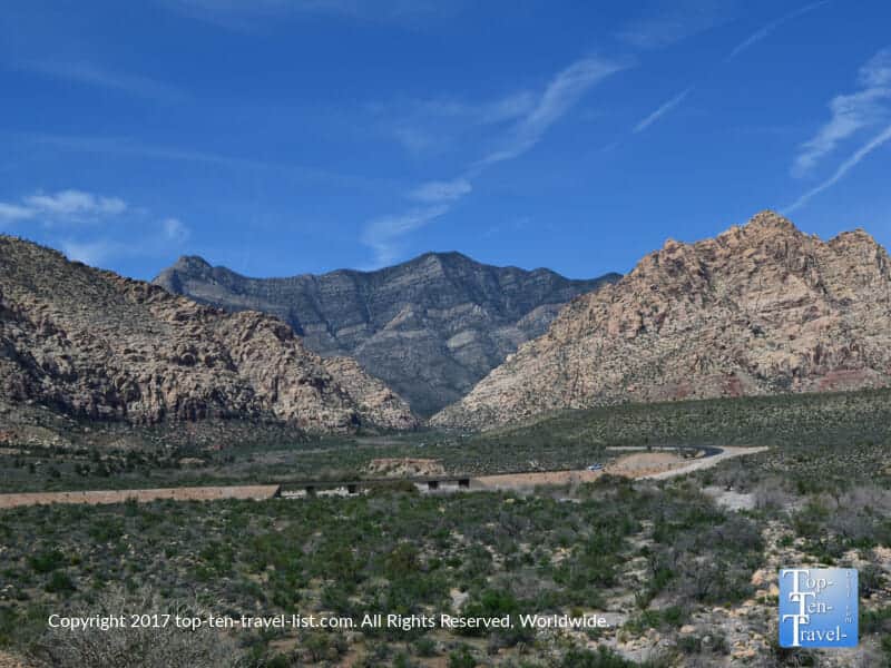 Fabulous mountain scenery at Red Rock Canyon Vegas