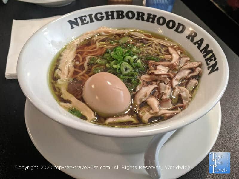 Yasai bowl at Neighborhood Ramen in Philadelphia