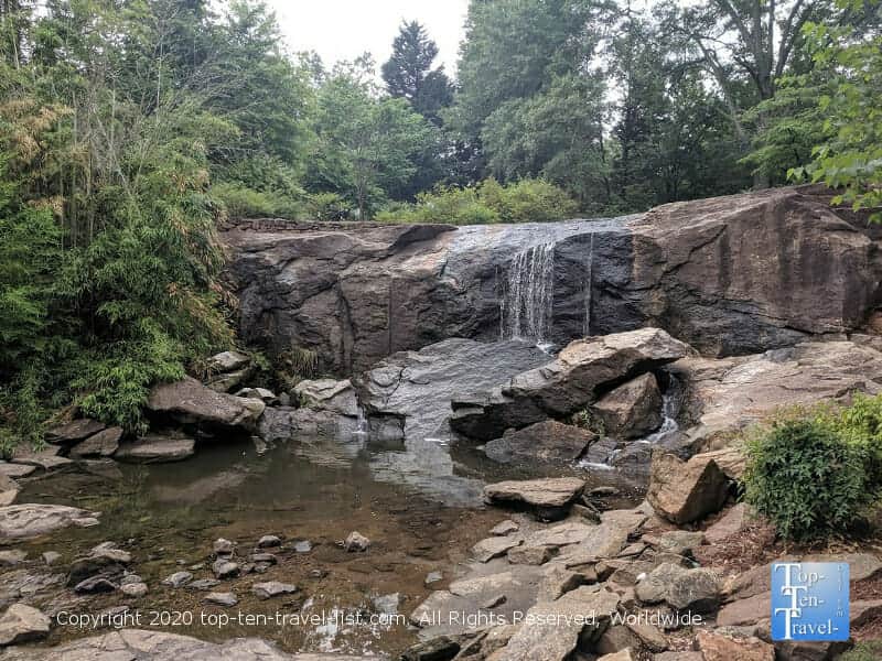 Beautiful waterfall in downtown Greenville, South Carolina 