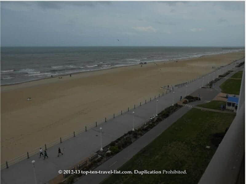 Gorgeous coastal bike path in Virginia Beach, Virginia