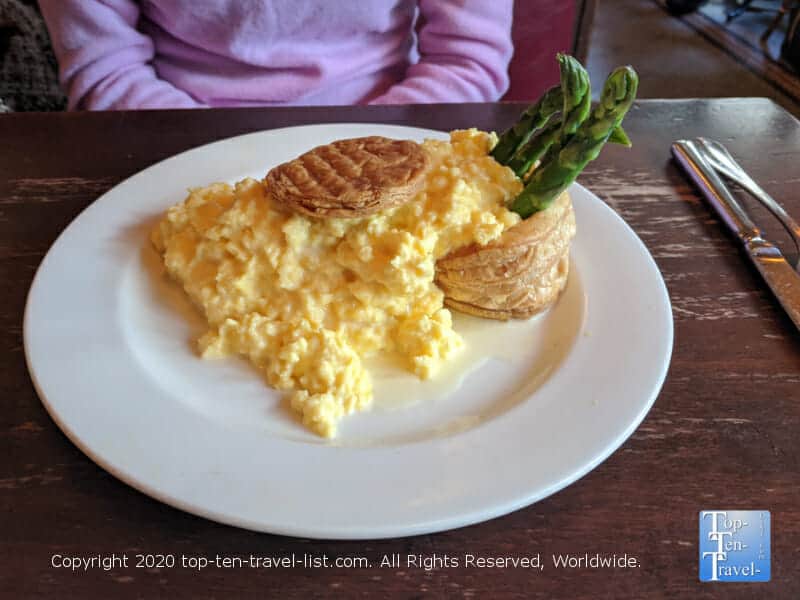 Vol-Au-Vent entree at Parc restaurant in the Rittenhouse Square neighborhood of Philadelphia