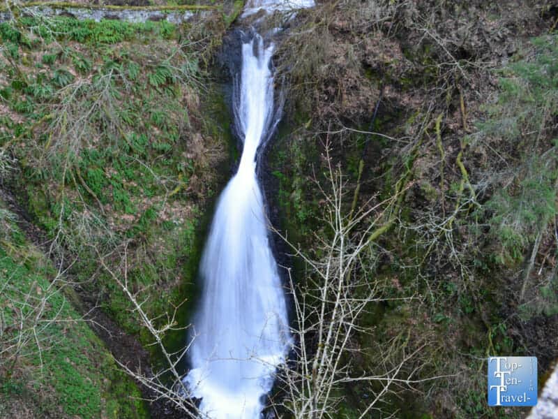 Horsetail Falls in the Columbia River Gorge of Oregon