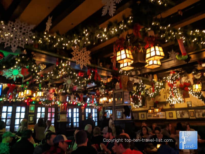 Christmas decor at McGillin's Olde Ale House in Philadelphia