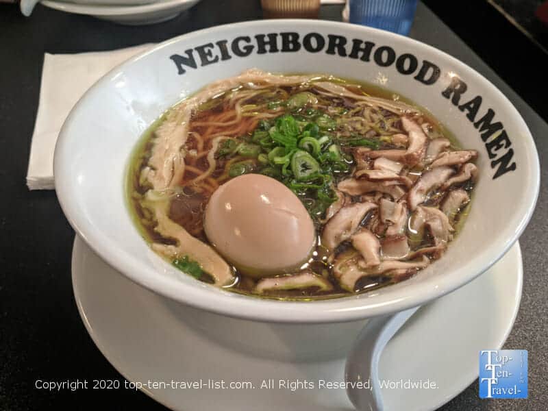 Delicious Yasai bowl at Neighborhood Ramen in Philadelphia 