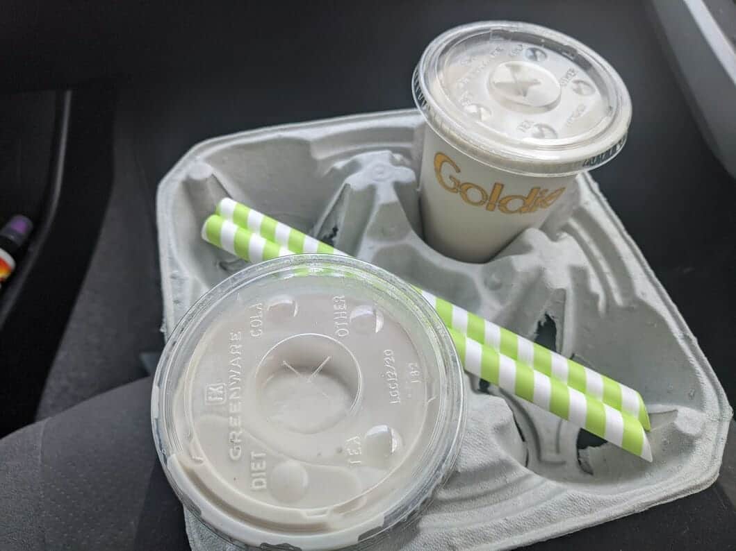 Incredible Tehina shake at Goldie cafe in Philadelphia 