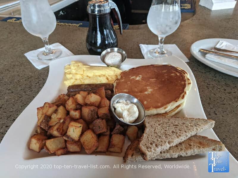 Amazing breakfast plate at the Continental Diner in Old City Philadelphia 
