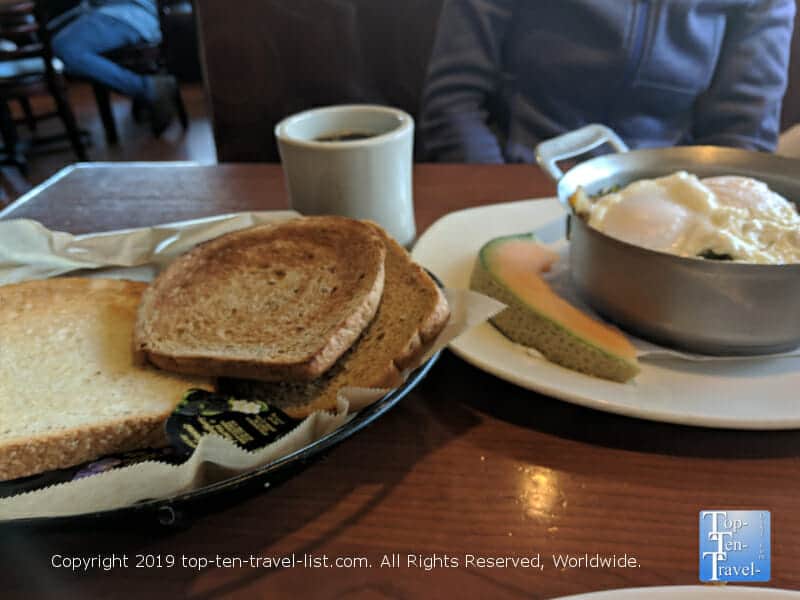 Veggie skillet at Stax Omega diner in Greenville, South Carolina 