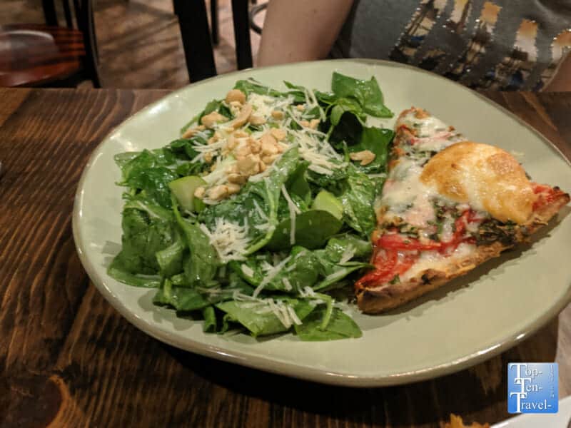 Southern style tomato pie at Kitchen Sync in Greenville, South Carolina
