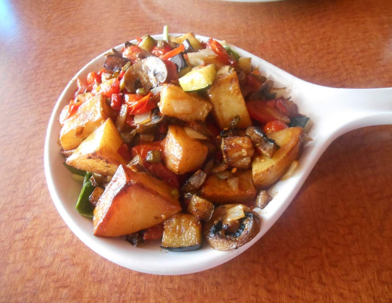 Veggie hash at Chill restaurant in St. Pete Beach