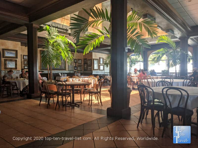 Beautiful Mediterranean style dining room at Columbia Restaurant Sand Key