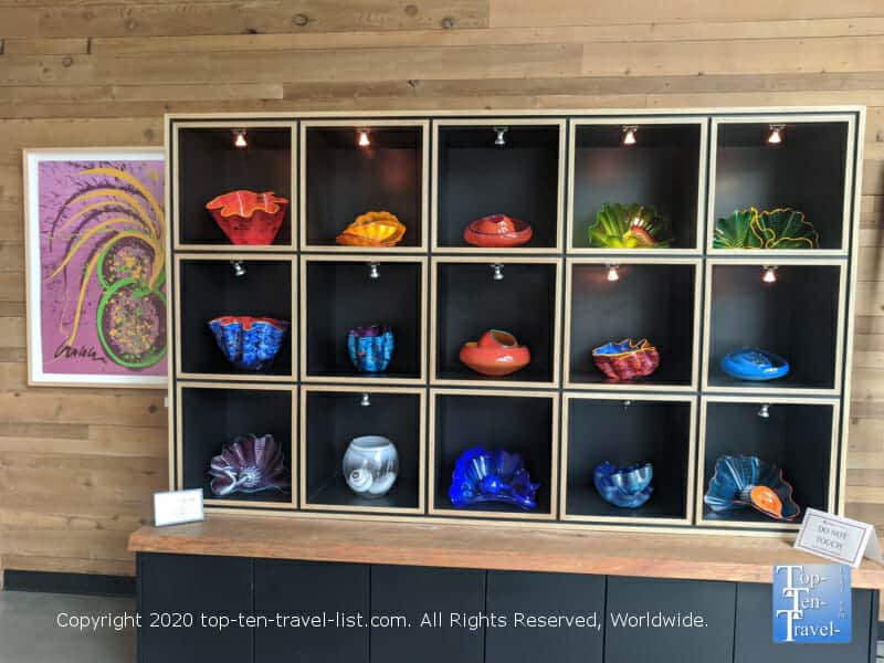 Glass artwork by Dale Chihuly at the Morean Art Center in St. Petersburg, Florida