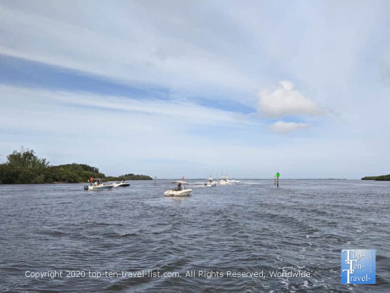 Beautiful views from Anclote Island near Tarpon Springs, Florida 