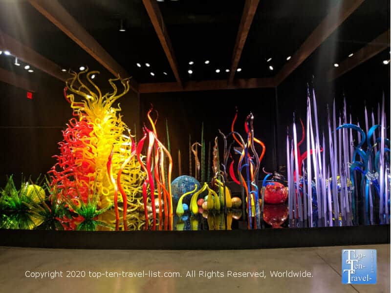 Colorful Chihuly art at the Morean Art Center in St. Petersburg, Florida