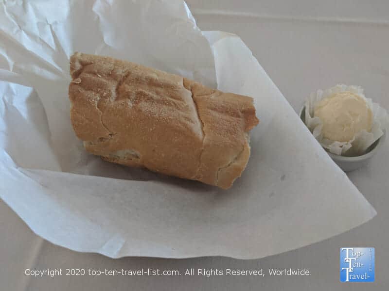 Cuban bread and butter at Columbia Restaurant Sand Key