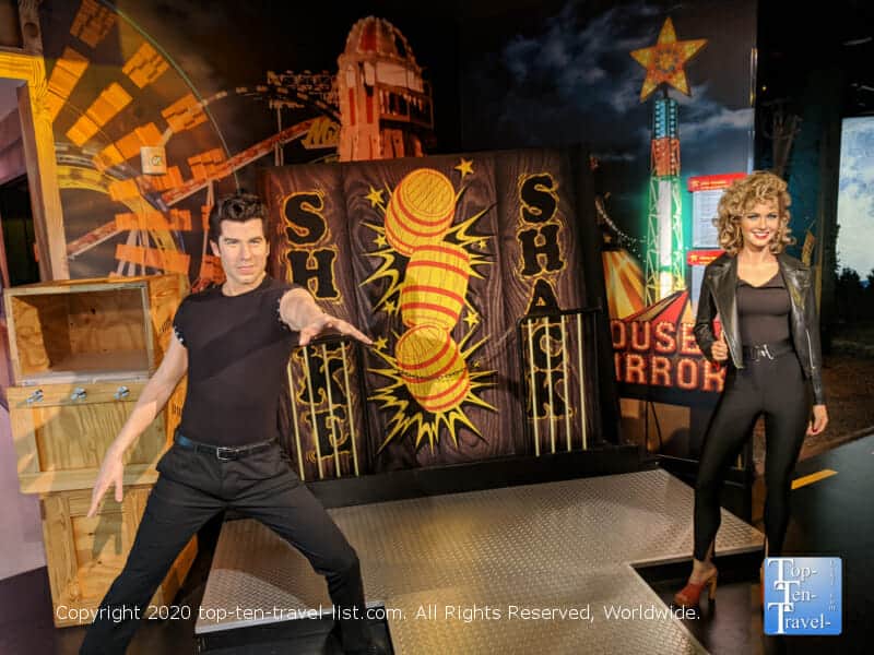 Grease wax figures at Madame Tussauds in Orlando, Florida 